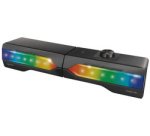 Barre de son lumineuse mobile, noir