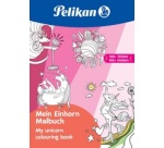 Cahier de coloriage 'Ma licorne', A4, & 100 stickers