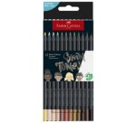 FABER-CASTELL Crayon de couleur triangulaire Black Edition