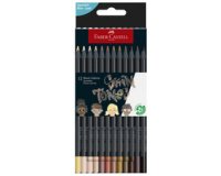 FABER-CASTELL Crayon de couleur triangulaire Black Edition