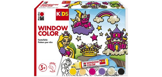 KiDS Kit Window Color 'Princesse', 6 x 25 ml