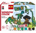 KiDS Kit Window Color 'Dinosaures', 6 x 25 ml