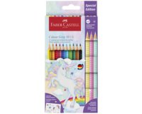 FABER-CASTELL Crayon de couleur triangulaire Colour, 10