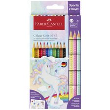 FABER-CASTELL Crayon de couleur triangulaire Colour, 10