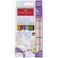 FABER-CASTELL Crayon de couleur triangulaire Colour, 10