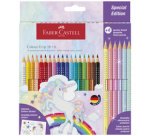 FABER-CASTELL Crayon de couleur triangulaire Colour GRIP