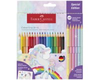 FABER-CASTELL Crayon de couleur triangulaire Colour GRIP