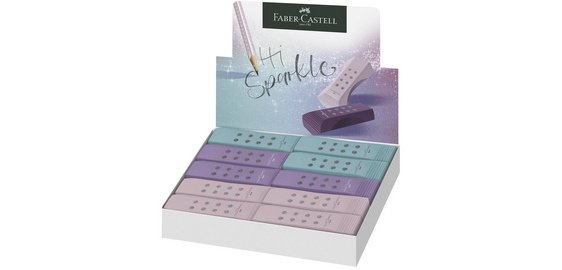 FABER-CASTELL Plastic Eraser RollOn SPARKLE