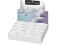 FABER-CASTELL Gomme en plastique RollOn SPARKLE, blanc