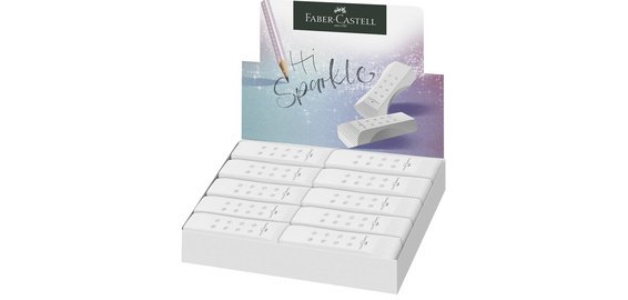 FABER-CASTELL Gomme en plastique RollOn SPARKLE