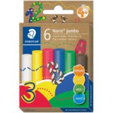 Boetseerklei plastiline Noris jumbo, 6 kleuren