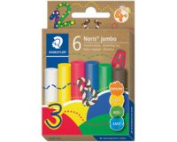 Pâte à modeler plastiline Noris jumbo, 6 couleurs