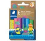 Pâte à modeler plastiline Noris jumbo, 6 couleurs