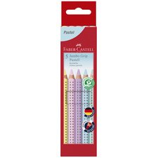 FABER-CASTELL Crayon de couleur triangulaire Jumbo GRIP