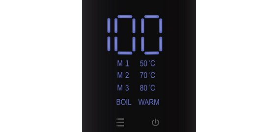 Bouilloire PC-WKS 1243, 1,7 litre, noir