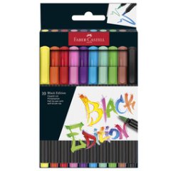 Stift FABER-CASTELL Black Edition - etui van 10 stuks