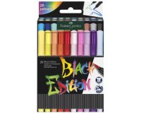 FABER-CASTELL Feutre Black Edition, étui de 20