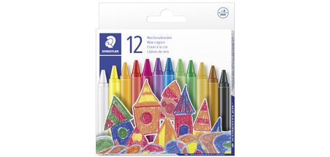 Craie à la cire, étui carton de 24