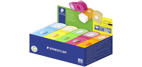 Combi gomme - taille-crayon 511 SE, présentoir