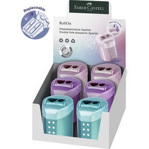 FABER-CASTELL Taille-crayon double RollOn SPARKLE