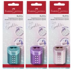FABER-CASTELL Taille-crayon double RollOn SPARKLE