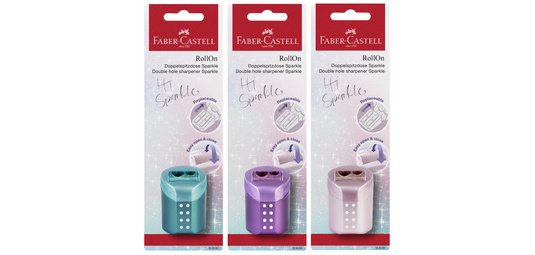 FABER-CASTELL Taille-crayon double RollOn SPARKLE