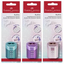 FABER-CASTELL Taille-crayon double RollOn SPARKLE