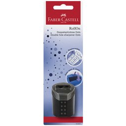 FABER-CASTELL Taille-crayon double RollOn DOTS, sous blister