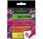 FABER-CASTELL Surligneur TEXTLINER 1546 NEON, étui de 4