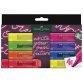 FABER-CASTELL Surligneur TEXTLINER 1546 NEON, étui de 8