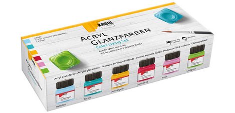 Glänzendes Acrylfarben-Set, Color Living