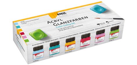Set de Peinture acrylique brillante, Color Living