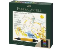FABER-CASTELL Feutre PITT artist pen Dual Marker, étui de 10