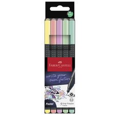 FABER-CASTELL Feutre pointe fine GRIP FINEPEN, étui de 5