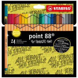 Feutre à pointe fine point 88 'Snooze One', étui