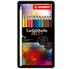 Crayon pastel CarbOthello ARTY+, étui de 12