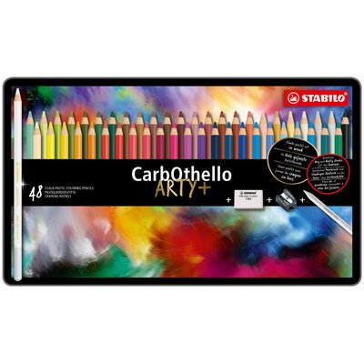 Crayon pastel CarbOthello ARTY+, étui de 12