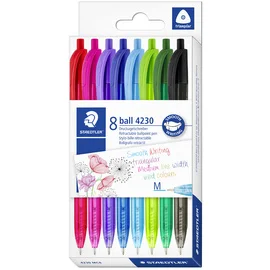 Bic stylo bille Cristal Multicolour, étui de 15 pièces en couleurs assorties