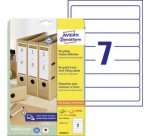 Etiquettes recyclées pour dos de classeur