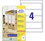 Etiquettes recyclées pour dos de classeur