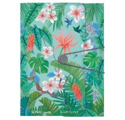 Chemise à rabats Ladylike 'Jungle', A4, film PP