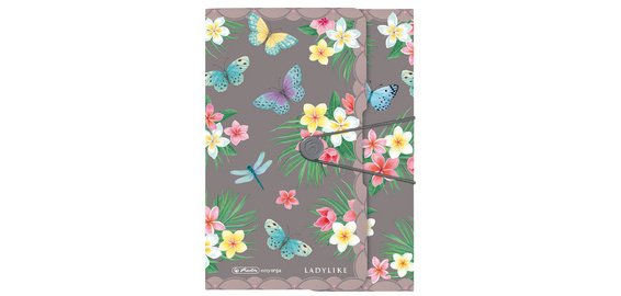 Chemise à rabats Ladylike 'Butterflies', A4, film PP