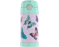 Gourde isotherme FUNTAINER Straw Bottle, bleu