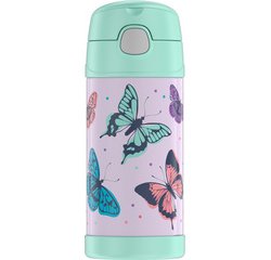 Gourde isotherme FUNTAINER Straw Bottle, bleu