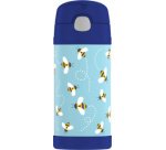 Gourde isotherme FUNTAINER Straw Bottle, bleu