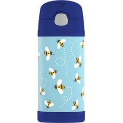 Gourde isotherme FUNTAINER Straw Bottle, abeilles