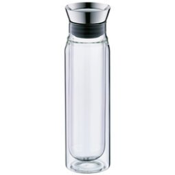 Carafe en verre FLOWMOTION, à double paroi, 0,75 litre