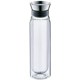 Carafe en verre FLOWMOTION, à double paroi, 0,75 litre