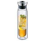 Carafe en verre FLOWMOTION, à double paroi, 0,75 litre