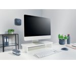 Support pour écran Ergo Cosy, en plastique, blanc